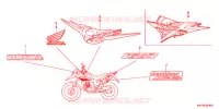 AUTOCOLLANTS pour Honda XRE 300 BR de 2011