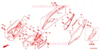 COUVERCLES LATERAUX pour Honda XRE 300 BR de 2011