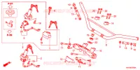 GUIDON   TE DE FOURCHE pour Honda XRE 300 BR de 2011