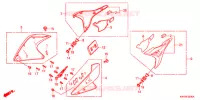 OUIES DE RADIATEUR pour Honda XRE 300 BR de 2011