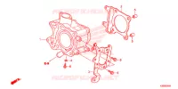 CYLINDRE pour Honda SH MODE 125 de 2016