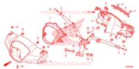 GUIDON   CARENAGE pour Honda SH MODE 125 de 2016