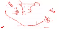 COMMODO   LEVIER   CABLE (2CH) pour Honda INNOVA 125 de 2004