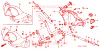 GUIDON   CARENAGE pour Honda INNOVA 125 de 2004