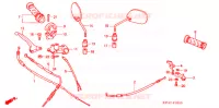 LEVIER DE GUIDON   CABLE   COMMODO (CH,3CH) pour Honda INNOVA 125 de 2004