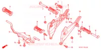 REPOSE PIED pour Honda INNOVA 125 de 2004
