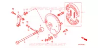 FLASQUE   MACHOIRES DE FREIN ARRIERE pour Honda INNOVA 125 de 2008