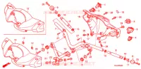 GUIDON   CARENAGE pour Honda INNOVA 125 de 2008