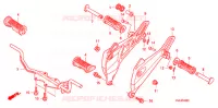 REPOSE PIED pour Honda INNOVA 125 de 2008