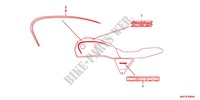 AUTOCOLLANTS pour Honda CB 1100 ABS de 2012