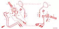 COMMODO   LEVIER   CABLE pour Honda CB 1100 ABS de 2012