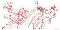 GARDE BOUE ARRIERE pour Honda CB 1100 ABS de 2012