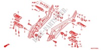 REPOSE PIED pour Honda CB 1100 ABS de 2012