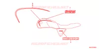 AUTOCOLLANTS pour Honda CB 1100 ABS de 2013