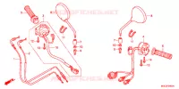 COMMODO   LEVIER   CABLE pour Honda CB 1100 ABS de 2013