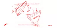 COUVERCLES LATERAUX pour Honda CB 1100 ABS de 2013