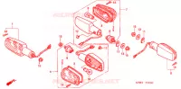 CLIGNOTANT pour Honda CB 1300 SUPER FOUR de 2001