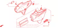 COUVERCLES LATERAUX pour Honda CB 1300 SUPER FOUR de 2001