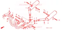 SILENCIEUX D'ECHAPPEMENT pour Honda CB 1300 SUPER FOUR de 2001