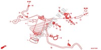 SYSTÈME DE RECYCLAGE DES GAZ pour Honda CB 500F WHITE de 2014