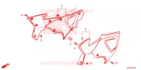 COUVERCLES LATERAUX pour Honda CB 500 X ABS de 2014
