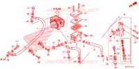 MAITRE CYLINDRE DE FREIN ARRIERE (ABS) pour Honda CB 500 X ABS de 2014