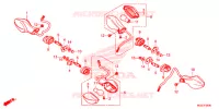 CLIGNOTANT pour Honda CB 500 X de 2014