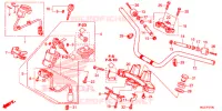 GUIDON   TE DE FOURCHE pour Honda CB 500 X de 2014