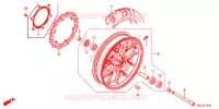 ROUE AVANT pour Honda CB 500 X de 2014