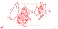 CARTER D'ALLUMAGE pour Honda CB 500 F BLANCHE de 2013