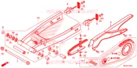BRAS OSCILLANT pour Honda CB 500 F ABS BLANCHE de 2013