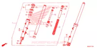 FOURCHE pour Honda CB 500 X de 2013