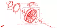 ROUE AVANT pour Honda CB 500 X de 2013