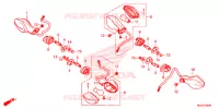 CLIGNOTANT pour Honda CB 500 X de 2013