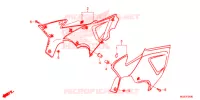 COUVERCLES LATERAUX pour Honda CB 500 X ABS de 2013