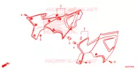 COUVERCLES LATERAUX pour Honda CB 500 X ABS de 2013