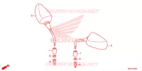 RETROVISEUR pour Honda CB 500 X ABS de 2013