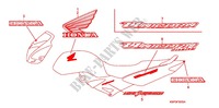 AUTOCOLLANTS (CBF150M9 M7ID,MC0,MLA) pour Honda CBF 150 GT, Edicion especial en color naranja y azul de 2009