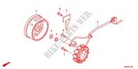 ALTERNATEUR pour Honda CB 150 INVICTA, ROJO, PERLA NEGRO de 2012