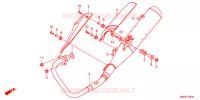 SILENCIEUX D'ECHAPPEMENT pour Honda CB 150 INVICTA de 2012