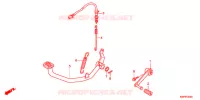 PEDALE pour Honda CB 150 INVICTA de 2012