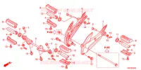 REPOSE PIED pour Honda CB 150 INVICTA de 2012
