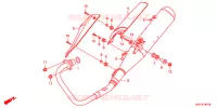 SILENCIEUX D'ECHAPPEMENT (CBF150MB/MC) pour Honda CB 150 UNICORN DAZZLER de 2012