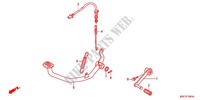 PEDALE (CBF150MB/MC) pour Honda CB 150 UNICORN DAZZLER de 2012