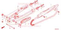 BRAS OSCILLANT pour Honda CB 150 INVICTA NEGRO de 2012