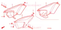 COUVERCLES LATERAUX pour Honda CBF 150 de 2007
