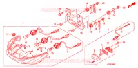 FEUX ARRIERE pour Honda CBF 150 de 2007