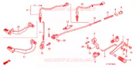 PEDALE pour Honda CBF 150 de 2007