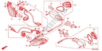CLIGNOTANT pour Honda CBR 1000 RR ABS TRICOLOUR de 2013