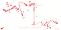 PEDALE pour Honda CBR 1000 RR ABS TRICOLOUR de 2013